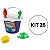Kit 25 Baldes de Praia para Criança Festa Lembrança Brinde - Imagem 2