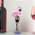 Cristal Flamingo: Rolha de garrafa de vidro (LSArts) - Imagem 3