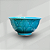Xícara de Chá Chinesa Antiga - Porcelana Turquesa com Decoração em Folha de Bananeira - Dinastia Ming - Imagem 1