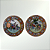 Conjunto de 2 Pratos Chinoiserie em Porcelana – Mandarin China Taiwan - Imagem 1
