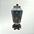 Jarra Hexagonal Cloisonné com Tampa – República Chinesa, Início do Século XX - Imagem 1