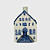 Casa Delft Blue nº 4 Rynbende - Miniatura Holandesa em Porcelana - Imagem 2
