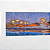 Mário Rocha – “Paisagem à Noite” Óleo sobre Tela (100x31 cm) - Imagem 2