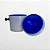 Bomboneira em Vidro Murano Bicolor Azul e Branco – 13x19x22 cm - Imagem 2