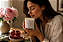 Vela Aromática Perfumada Romã e Peônia 170g - Sweet Aromas - Imagem 2