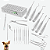 Kit Odontológico de 22 peças Veterinário - Imagem 1
