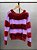 Mohawk Sweater vermelho e roxo - Imagem 1