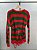 Striped Sweater verde e vermelho - Imagem 1