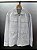 White Leather cargo overshirt - Imagem 1
