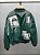 Dark Green Nylon Bomber with Patches - Imagem 3