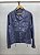 Dark Blue Waxed Trucker Jacket - Imagem 1
