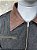 Black denim with ostrich leather collar - Imagem 2