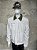 Double face White pin stripe with Green pig Skin Leather - Imagem 1