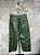 Green wide leg Leather Pants with side snap buttons - Imagem 3