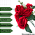 Buquê De Rosas Vermelhas Aveludadas 6 Flores Artificial - Imagem 2
