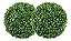 Kit 2 Bolinhas Buchinho Artificial Decorativa 13cm Premium - Imagem 1