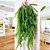 4 Pendente Samambaia Folhagem Planta Artificial Decorativa - Imagem 7