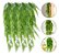 4 Pendente Samambaia Folhagem Planta Artificial Decorativa - Imagem 1