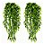 2 Pendente De Mini Ficus Folhagem Planta Artificial Premium - Imagem 9