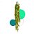 2 Pendente De Mini Ficus Folhagem Planta Artificial Premium - Imagem 5