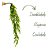 2 Pendente De Mini Ficus Folhagem Planta Artificial Premium - Imagem 6