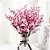 14 Buque Flor Cerejeira 7 Galhos Artificial Decoração Planta - Imagem 6
