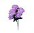 Buquê De Rosa Flor Artificial 43cm 5 Flores Grandes Realista - Imagem 7