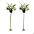 Kit 2 Galhos Astromélia Artificial Realista Flores Decoração - Imagem 2