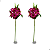 Kit 2 Galhos Astromélia Artificial Realista Flores Decoração - Imagem 3