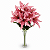 Buquê De Lírio Grande Artificial 9 Flores Premium 53cm - Imagem 1