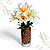 Buquê De Lírio Grande Artificial 9 Flores Premium 53cm - Imagem 1