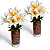 Kit 2 Buquê De Lírio Grande Artificial 9 Flores Premium 53cm - Imagem 2