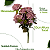 Kit 2 Buquê De Rosas Grande Artificial 11 Flores Luxo 53cm - Imagem 5