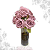 Buquê De Rosas Grande Artificial 9 Flores Realista 43cm - Imagem 8