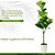 Árvore Ficus Lyrata Artificial 1,40m Para Decoração Premium - Imagem 3