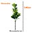 Árvore Ficus Lyrata Artificial 1,40m Para Decoração Premium - Imagem 4