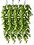 Kit 4 Pendente Samambaia Artificial Renda Portuguesa Slim - Imagem 1
