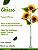 Kit 2 Galhos Girassol Artificial Grande 3 Flores  Haste Luxo - Imagem 2