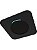Suporte Teto Preto Quadrado p/ Embutir Alexa Echo Pop - Imagem 1