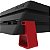 Suporte Horizontal Mesa Vermelho PS4 Pro Elevação Pezinho - Imagem 6