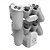 Suporte Mesa Duplo Branco Controle PS5 DualSense e Xbox One - Imagem 1