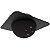 Suporte Embutir Teto Preto p/ Alexa Echo Dot 4 e 5 Quadrado - Imagem 1