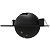 Suporte Embutir Teto Preto p/ Alexa Echo Dot 4 e 5 Quadrado - Imagem 2