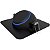 Suporte Embutir Teto Preto p/ Alexa Echo Dot 4 e 5 Quadrado - Imagem 3