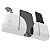 Suporte Parede Branco Triplo p/ Controle Remoto e Celular - Imagem 2