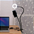 Ring Light Preto Articulado de Mesa Suporte Celular p/ Lives - Imagem 5