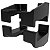 Suporte Parede ou Painel Preto p/ Console Nintendo Wii - Imagem 7