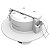 Suporte Embutir Teto Branco p/ Câmera Nova Digital CS355-A - Imagem 6