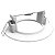Suporte Embutir Teto Branco p/ Câmera Nova Digital CS355-A - Imagem 3