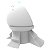 Suporte Mesa Branco Amazon Alexa Echo Pop Robozinho The Vox - Imagem 3